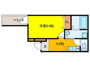 フジパレス深江橋南Ⅱ番館の物件間取画像